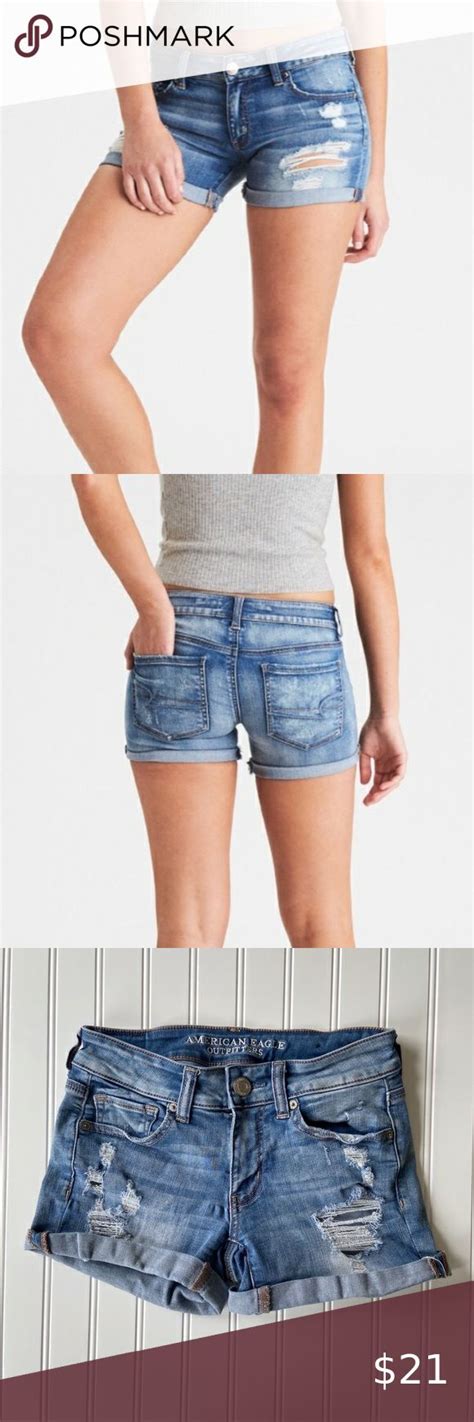 american eagle stretch shorts|american eagle black distressed shorts.